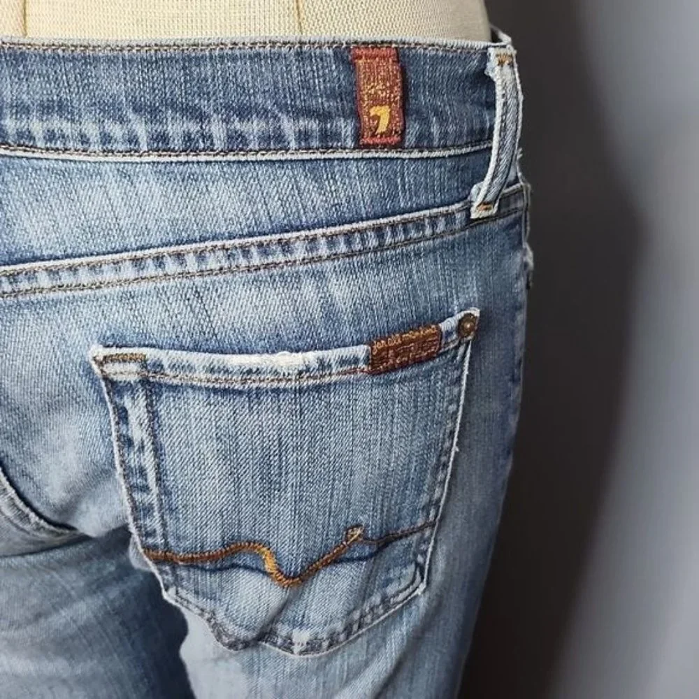 7 For All Mankind 7FAM Bootcut Jeans Size 29 - Picture 2 of 16